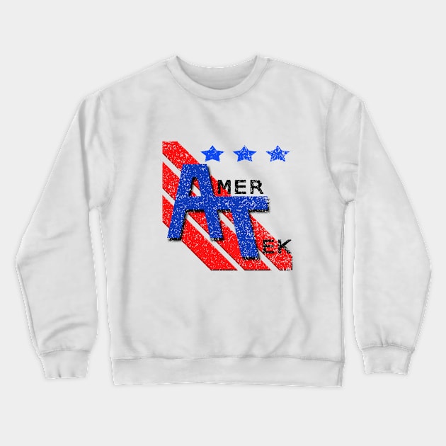 Amer Tek Logo Crewneck Sweatshirt by KeisukeZero